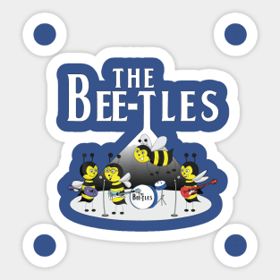 The Beatles Funny Sticker